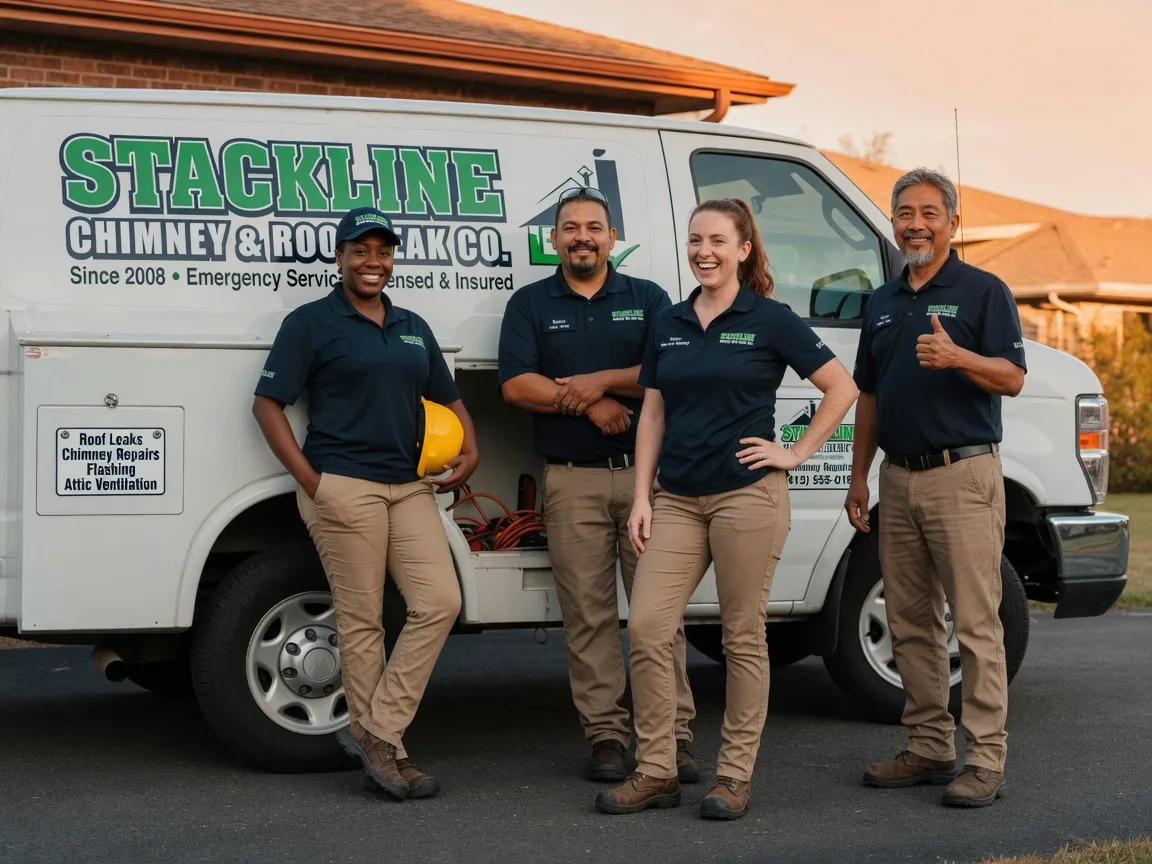 Chimney flashing repair company in Paloma, IL